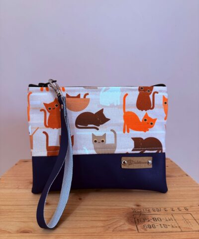 Portatutto grande "Gattini" + blu