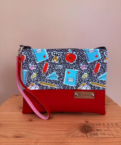 Portatutto grande "School stuff" + rosso