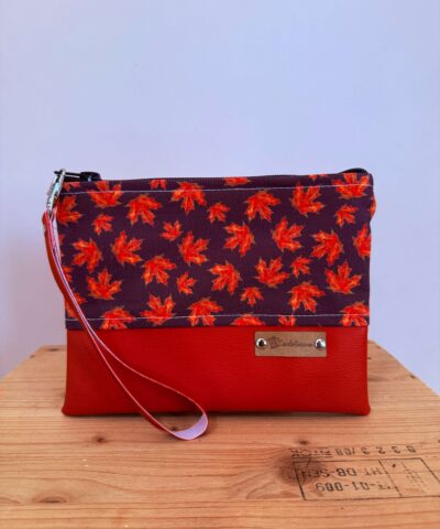 Portatutto grande "Foliage" + arancio